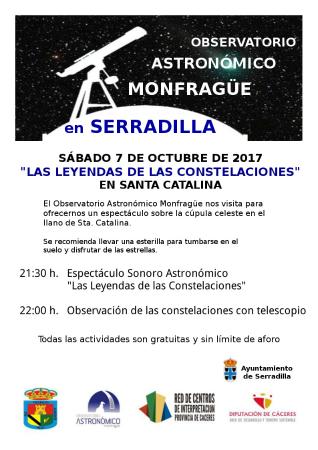 Cartel Obervatorio Astronómico